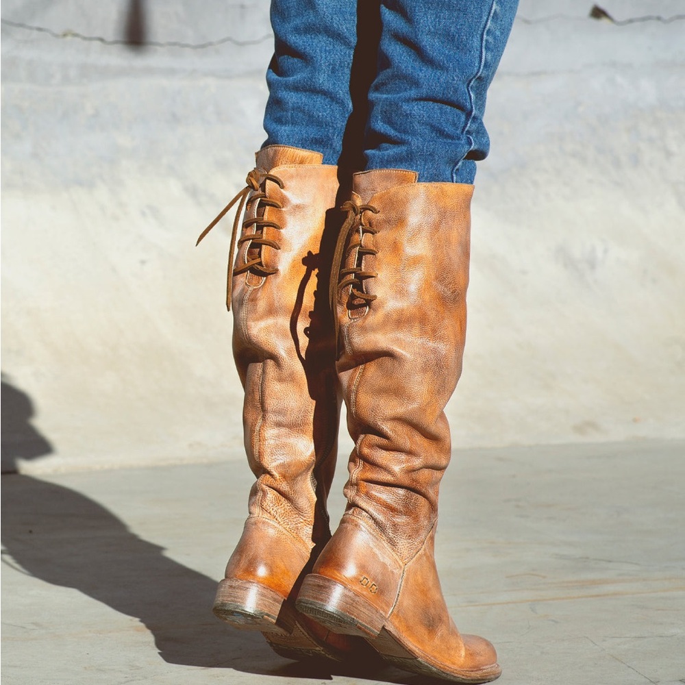 Bed Stü Manchester Tan Lace Up Boots